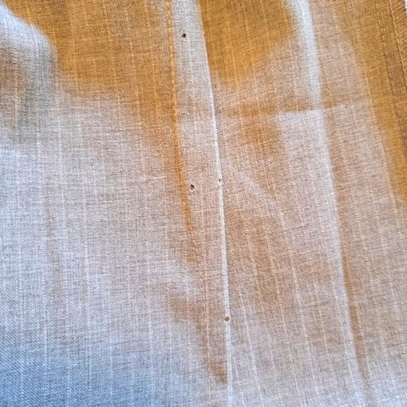 Splurge Two-Piece Gray Pinstriped Professional Set Dress Jacket Size 7 - Picture 12 of 12